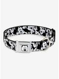 Disney Mickey Mouse Expressions Stacked Seatbelt Buckle Dog Collar, MULTICOLOR, hi-res