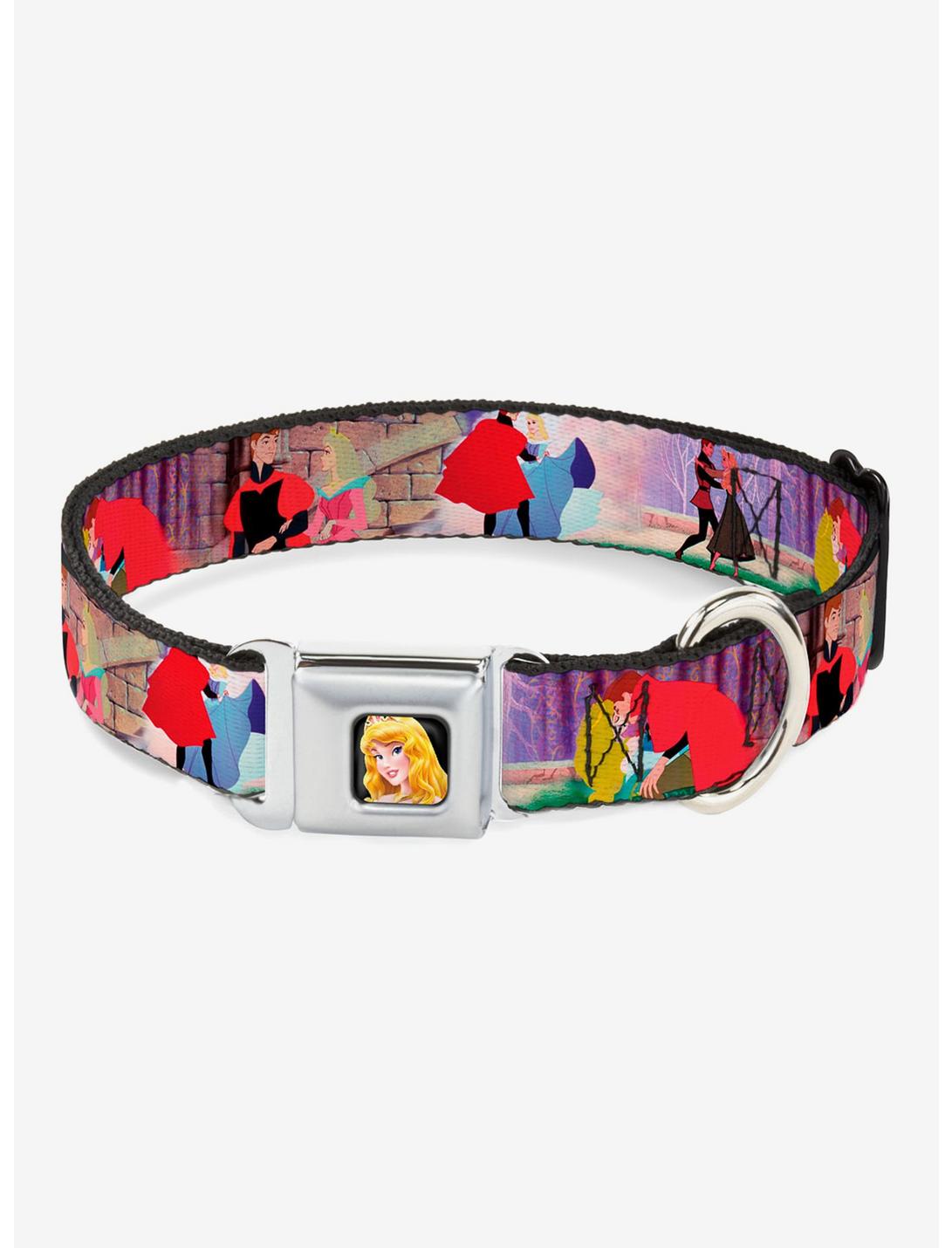 Disney Sleeping Beauty Prince Seatbelt Buckle Dog Collar, MULTICOLOR, hi-res