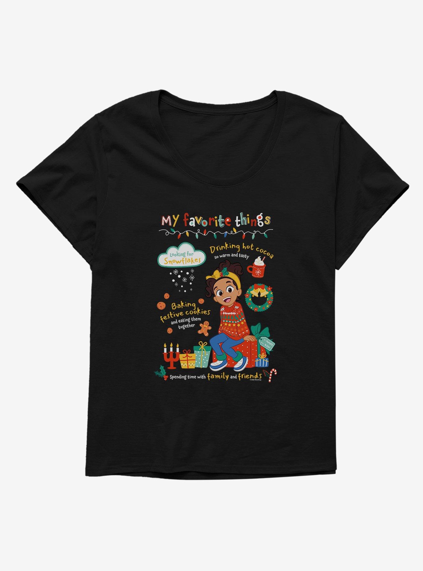 Blippi Meekah Favorite Things Womens T-Shirt Plus Size, , hi-res