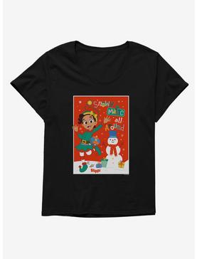 Blippi Meekah Snowy Magic Womens T-Shirt Plus Size, , hi-res