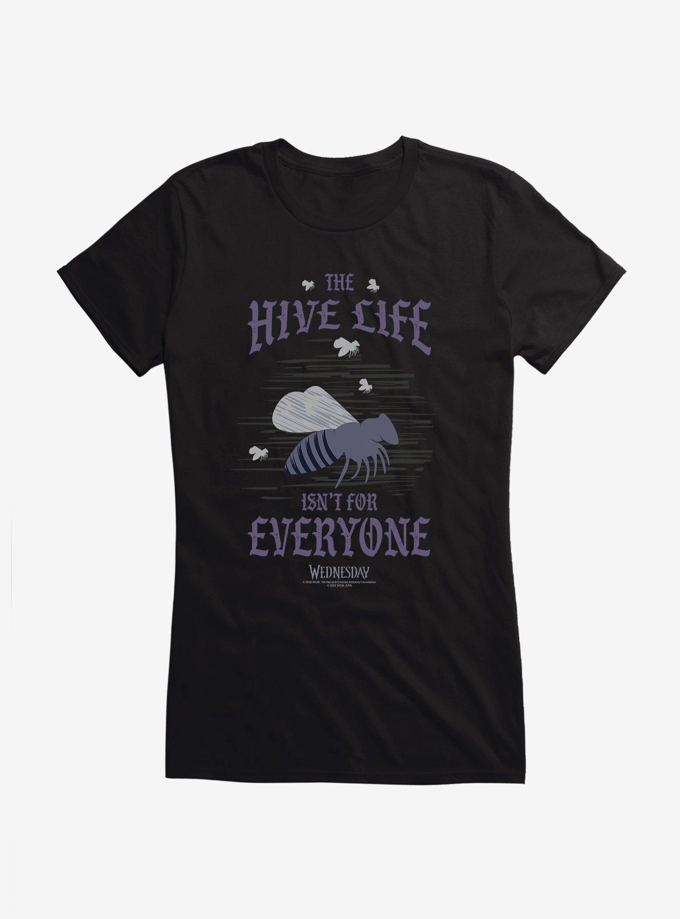 Wednesday The Hive Life Isn't For Everyone Girls T-Shirt, , hi-res