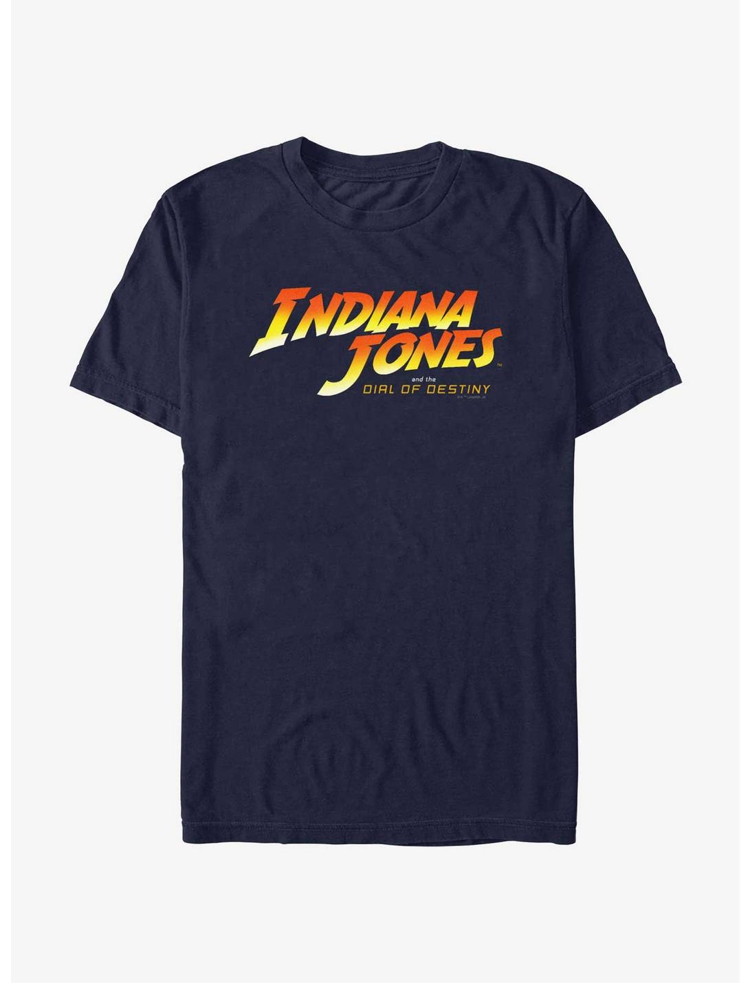 Indiana Jones and the Dial of Destiny Logo T-Shirt, NAVY, hi-res