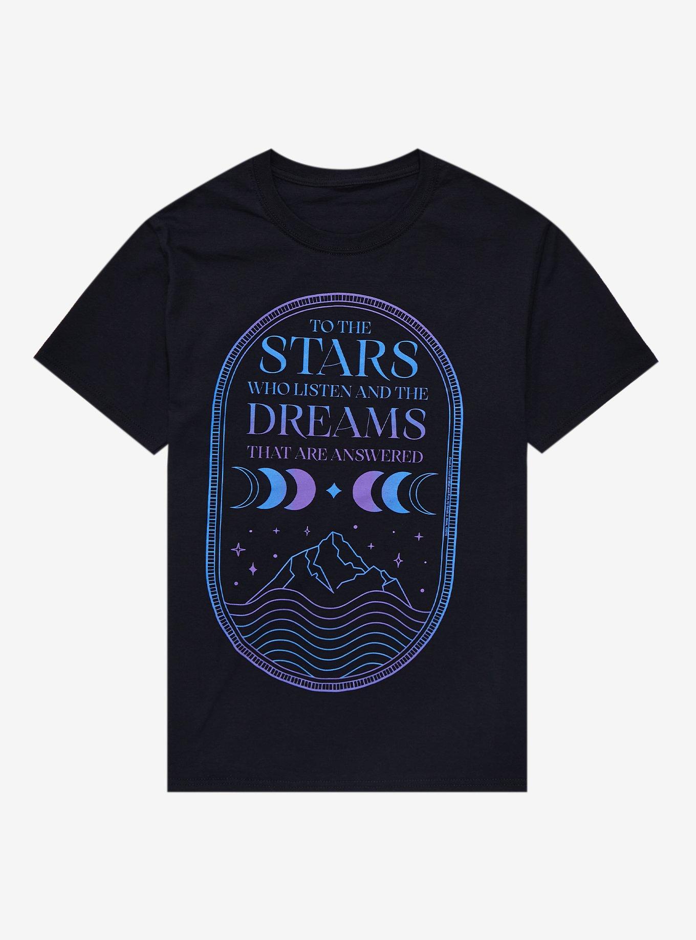 A Court Of Mist And Fury Stars Quote Boyfriend Fit Girls T-Shirt, MULTI, hi-res