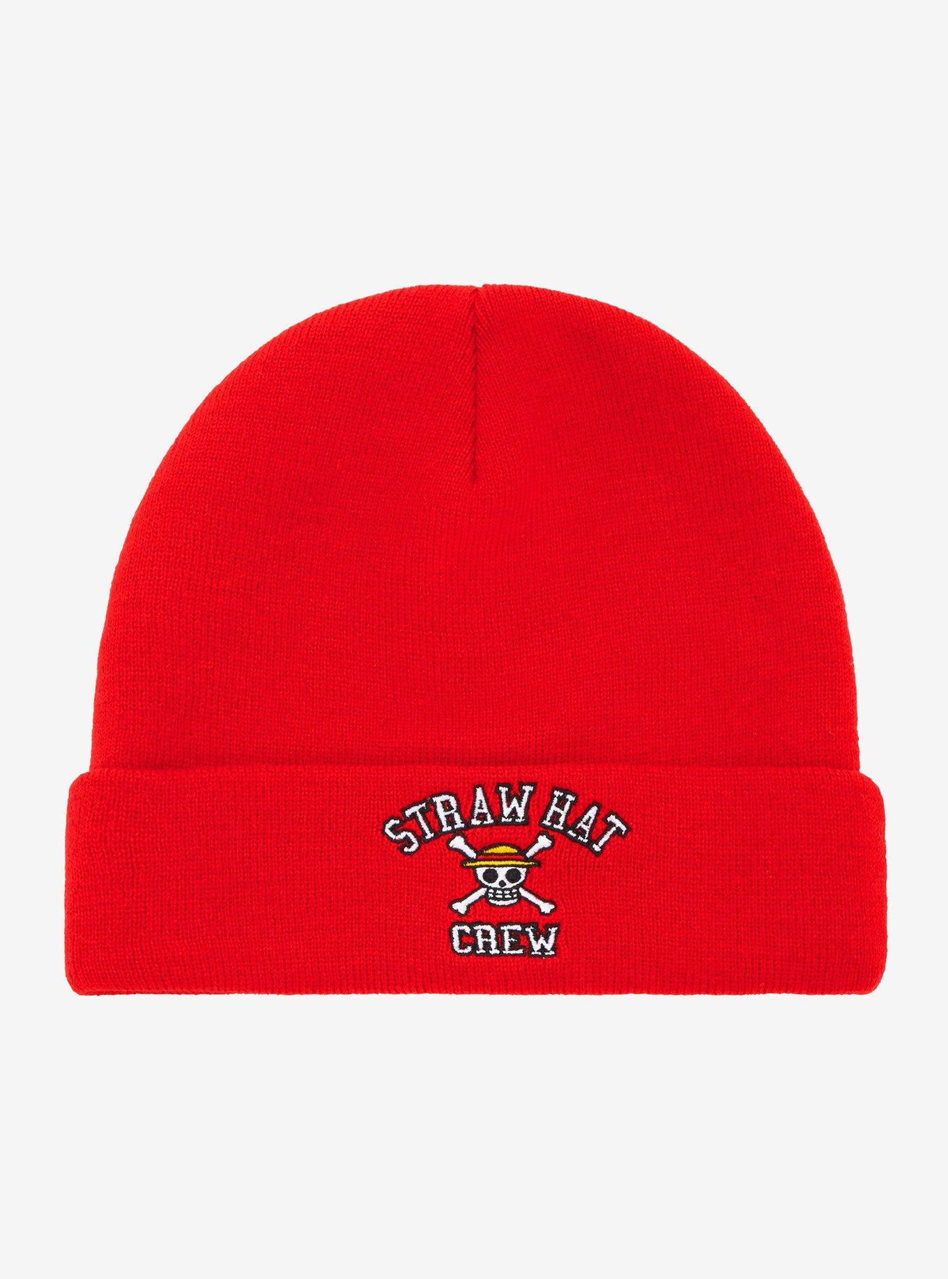 One Piece Straw Hat Crew Red Beanie, , hi-res