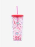 Hello Kitty Strawberries Acrylic Travel Cup, , hi-res