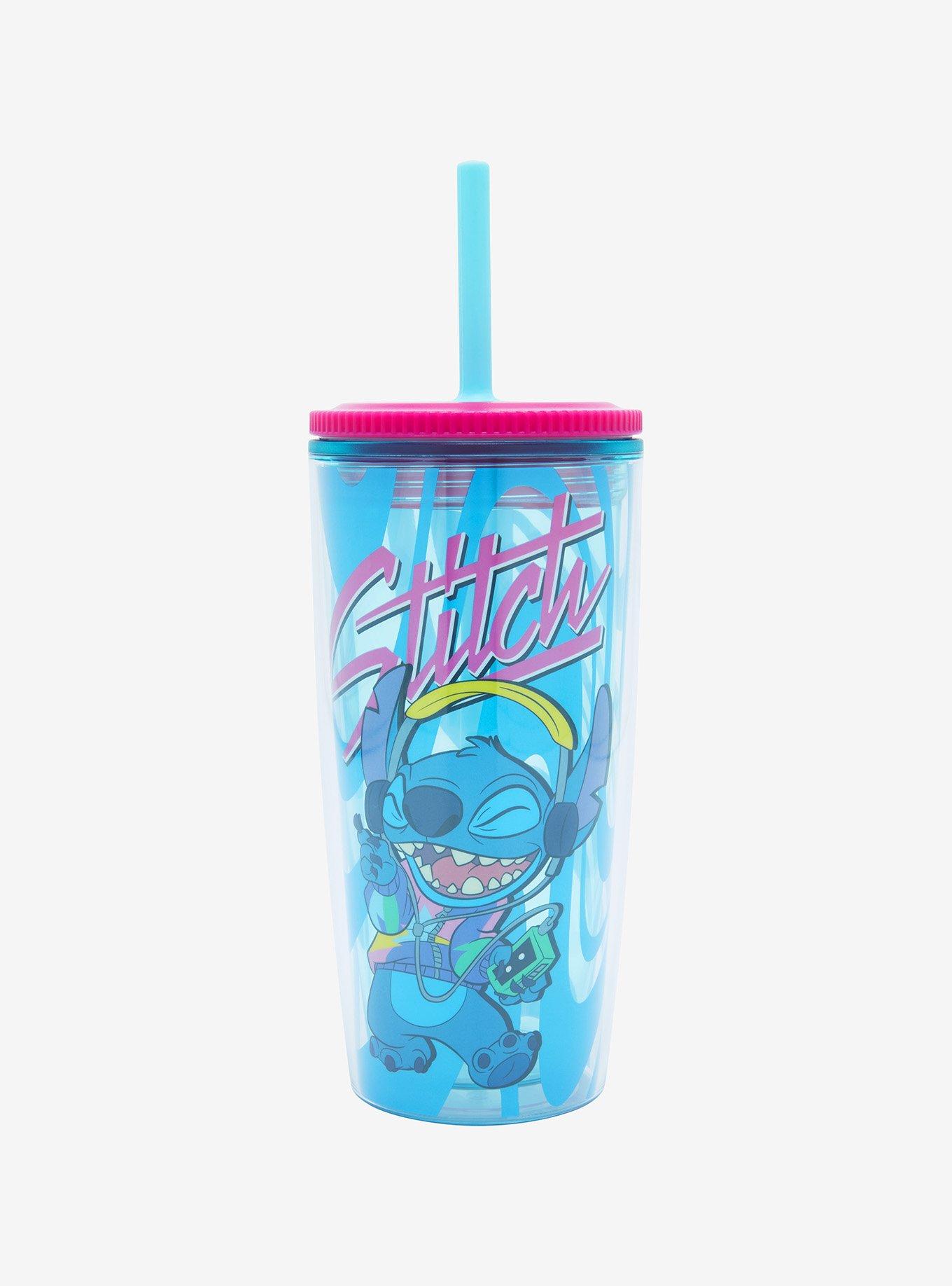 Hot Topic Disney Lilo & Stitch Stitch Jamming Acrylic Travel Cup