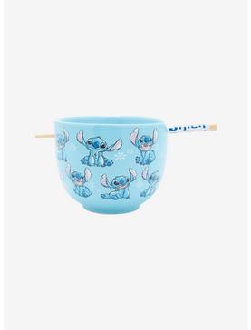 Disney Lilo & Stitch Poses Ramen Bowl With Chopsticks, , hi-res