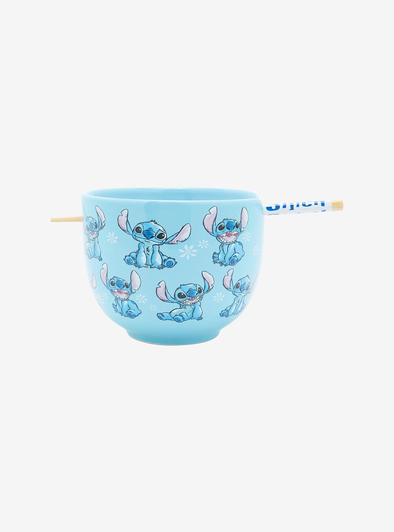 Disney Lilo & Stitch Poses Ramen Bowl With Chopsticks, , hi-res
