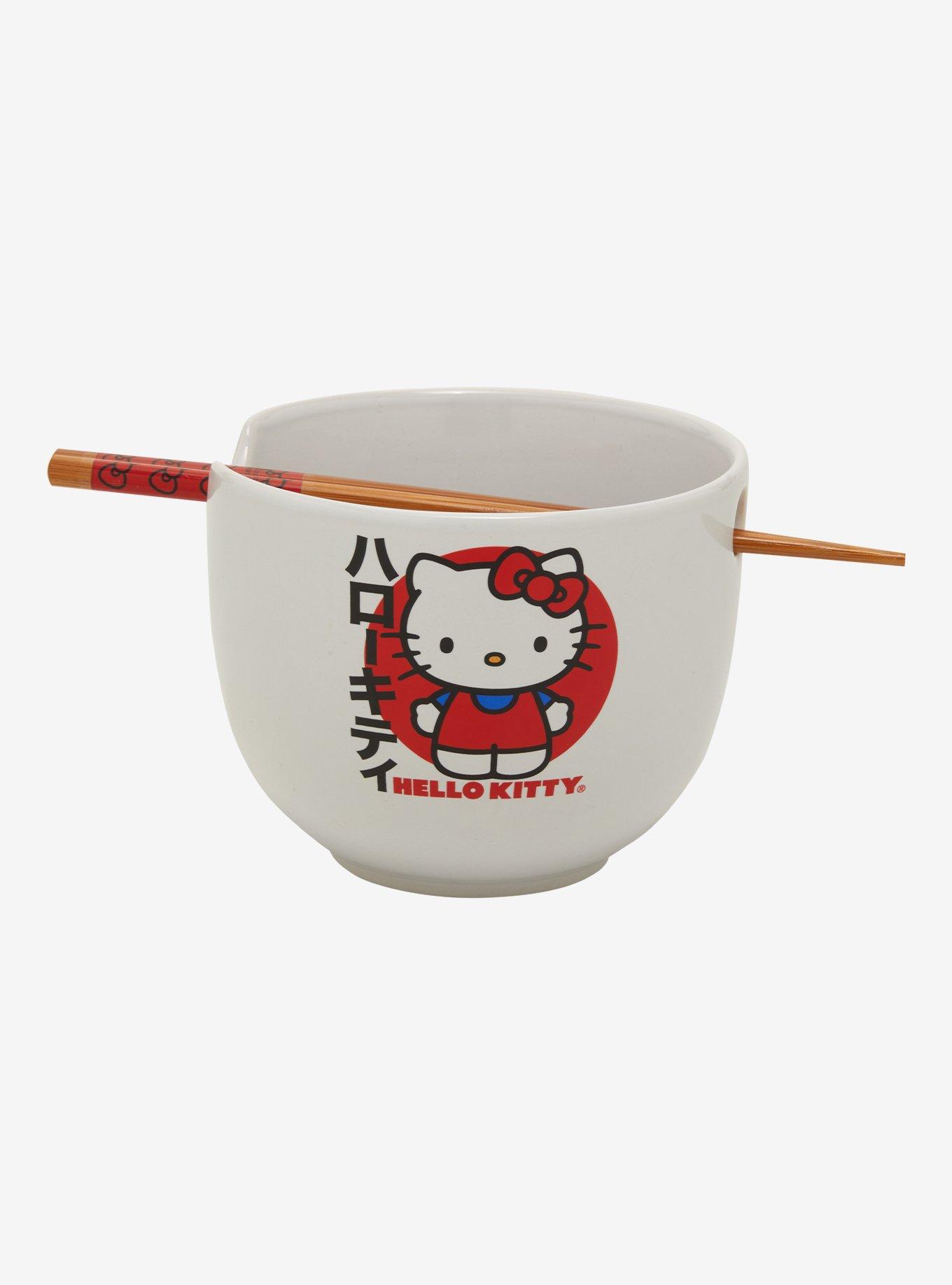 Hello Kitty Japan Ramen Bowl With Chopsticks, , hi-res