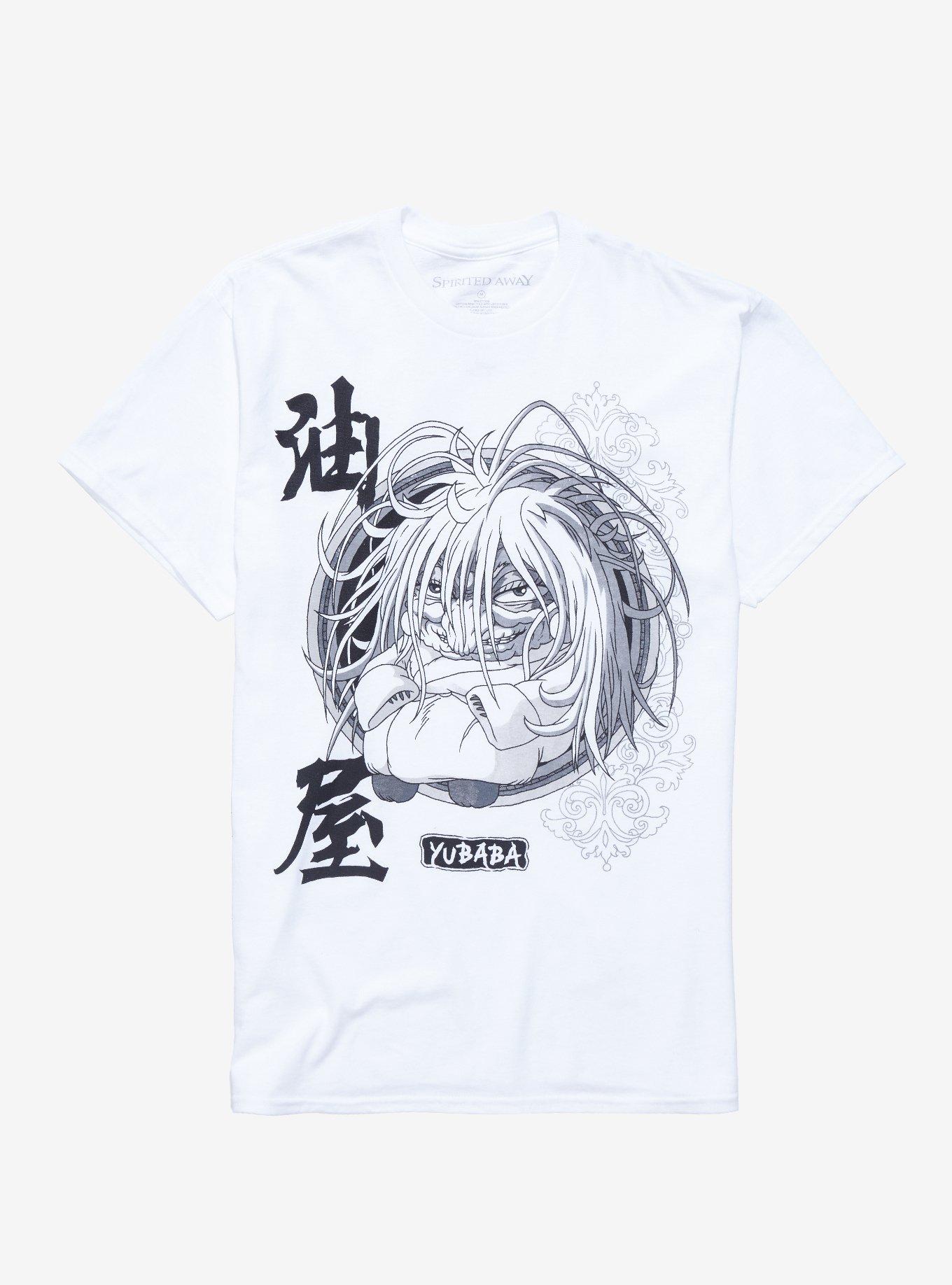 Studio Ghibli Spirited Away Yubaba Monochrome T-Shirt, MULTI, hi-res
