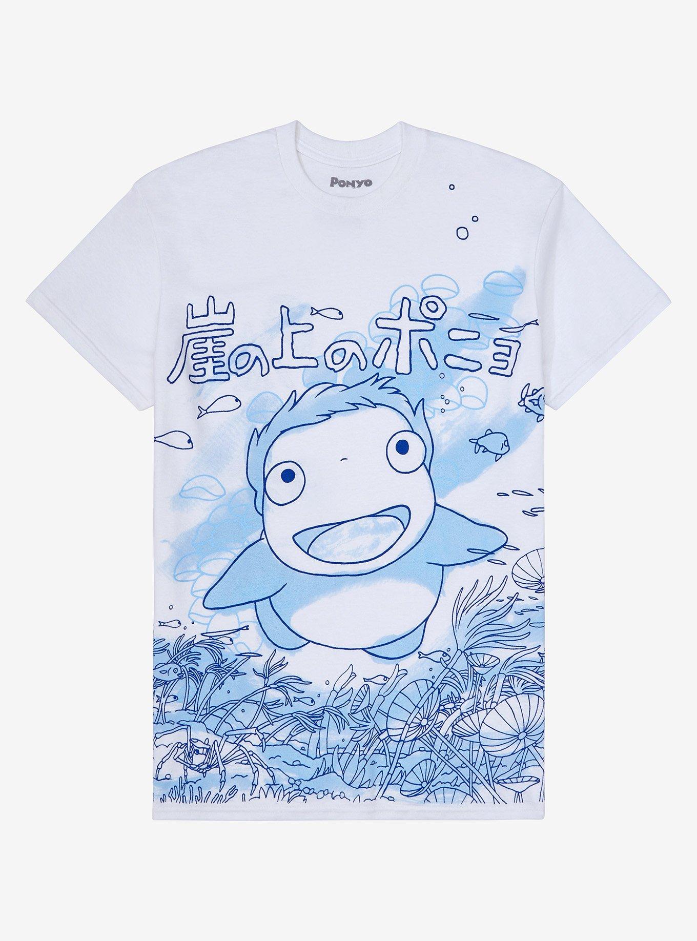 Studio Ghibli Ponyo Jumbo Graphic T-Shirt, MULTI, hi-res