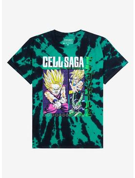 Dragon Ball Z Cell Saga Character Collage Tie-Dye T-Shirt, , hi-res