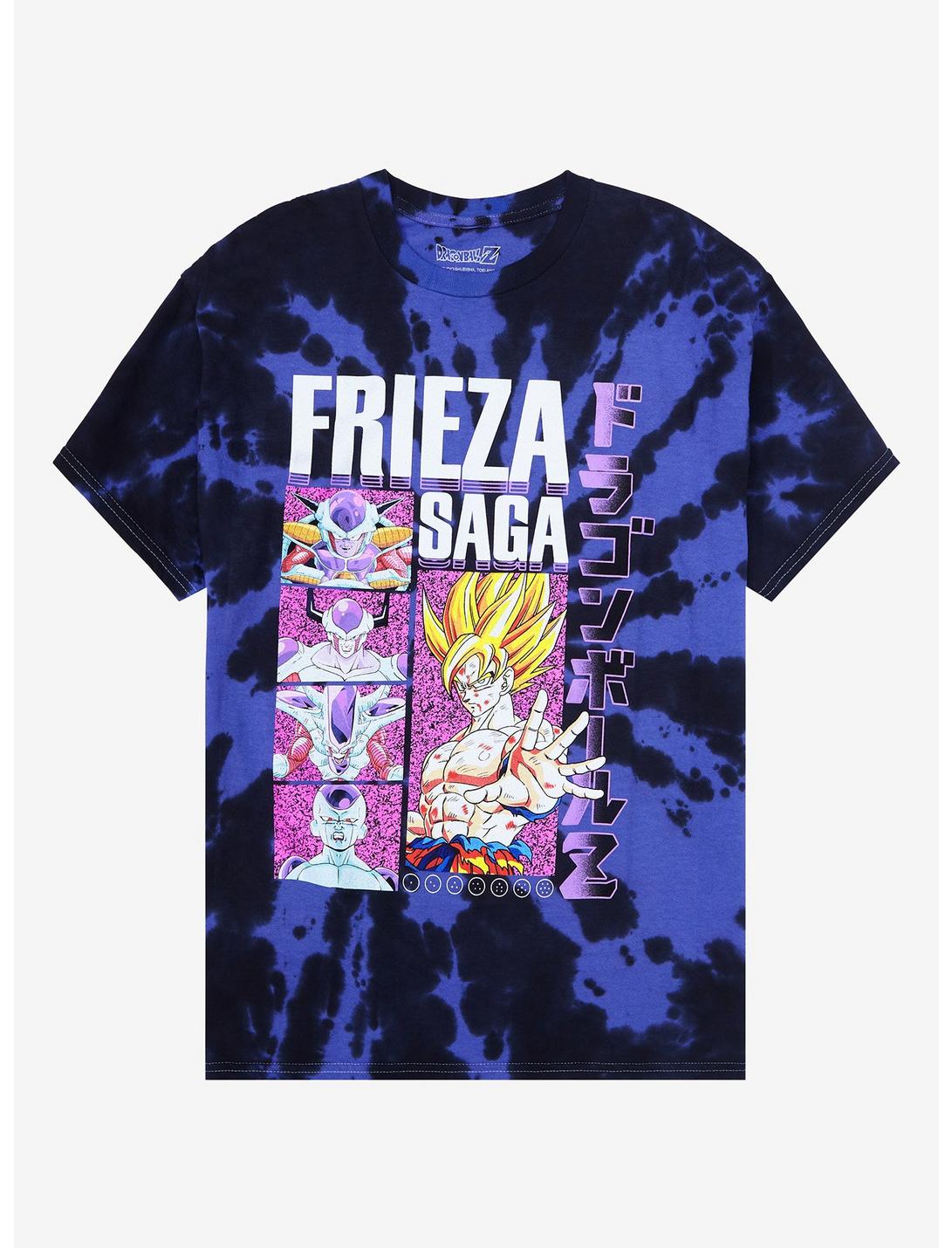 Dragon Ball Z Frieza Saga Collage Tie-Dye T-Shirt, MULTI, hi-res