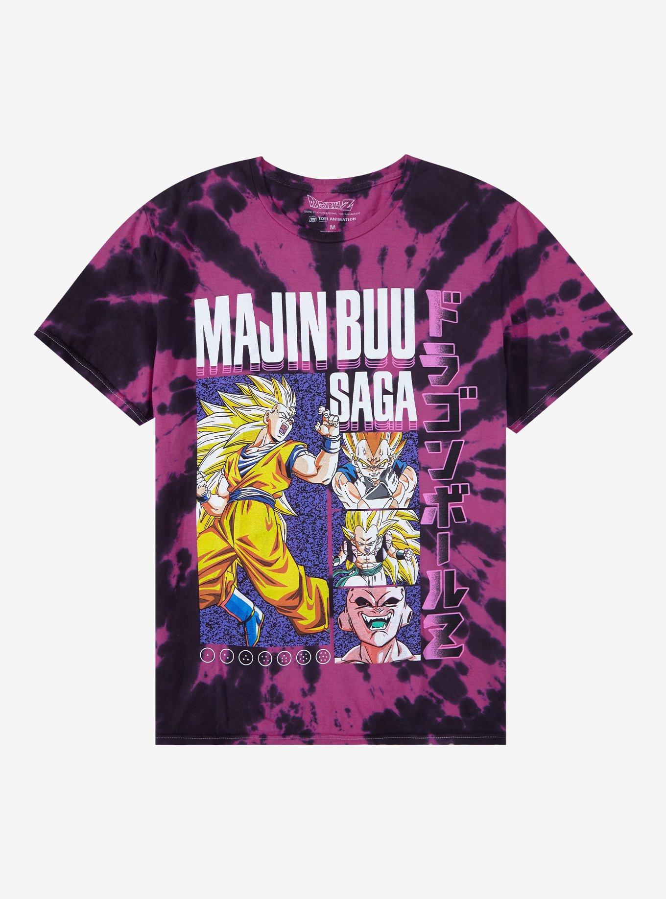 Dragon Ball Z Buu Saga Tie-Dye T-Shirt, MULTI, hi-res