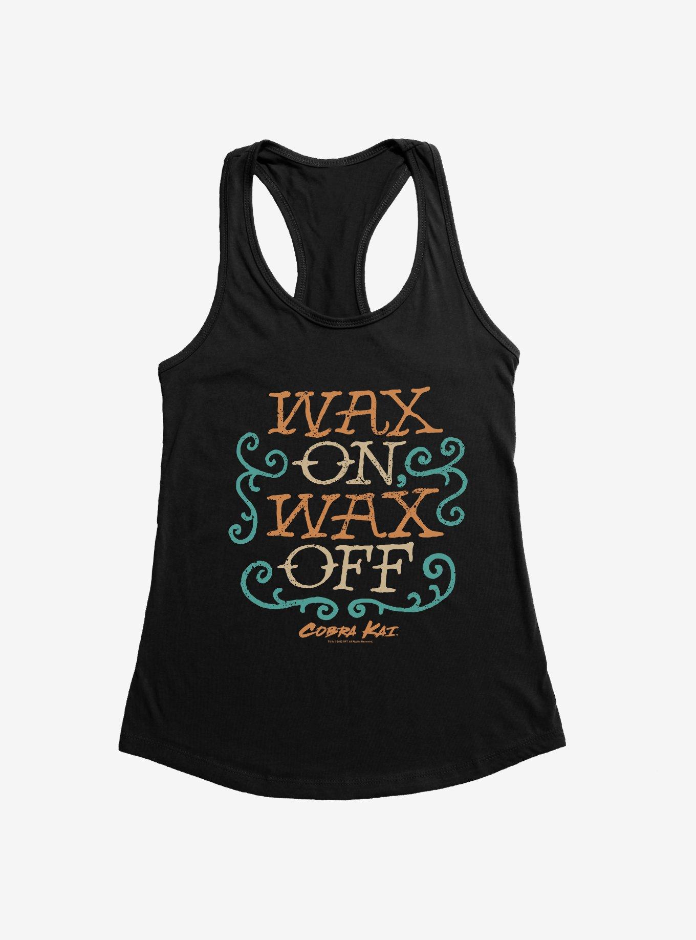 Cobra Kai Wax On, Wax Off Womens Tank Top, , hi-res