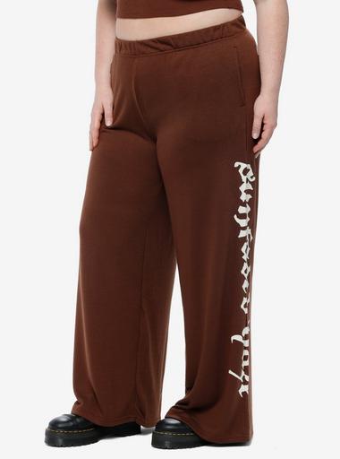 Sunfaded Haze Wide Leg Girls Sweatpants Plus Size | Hot Topic