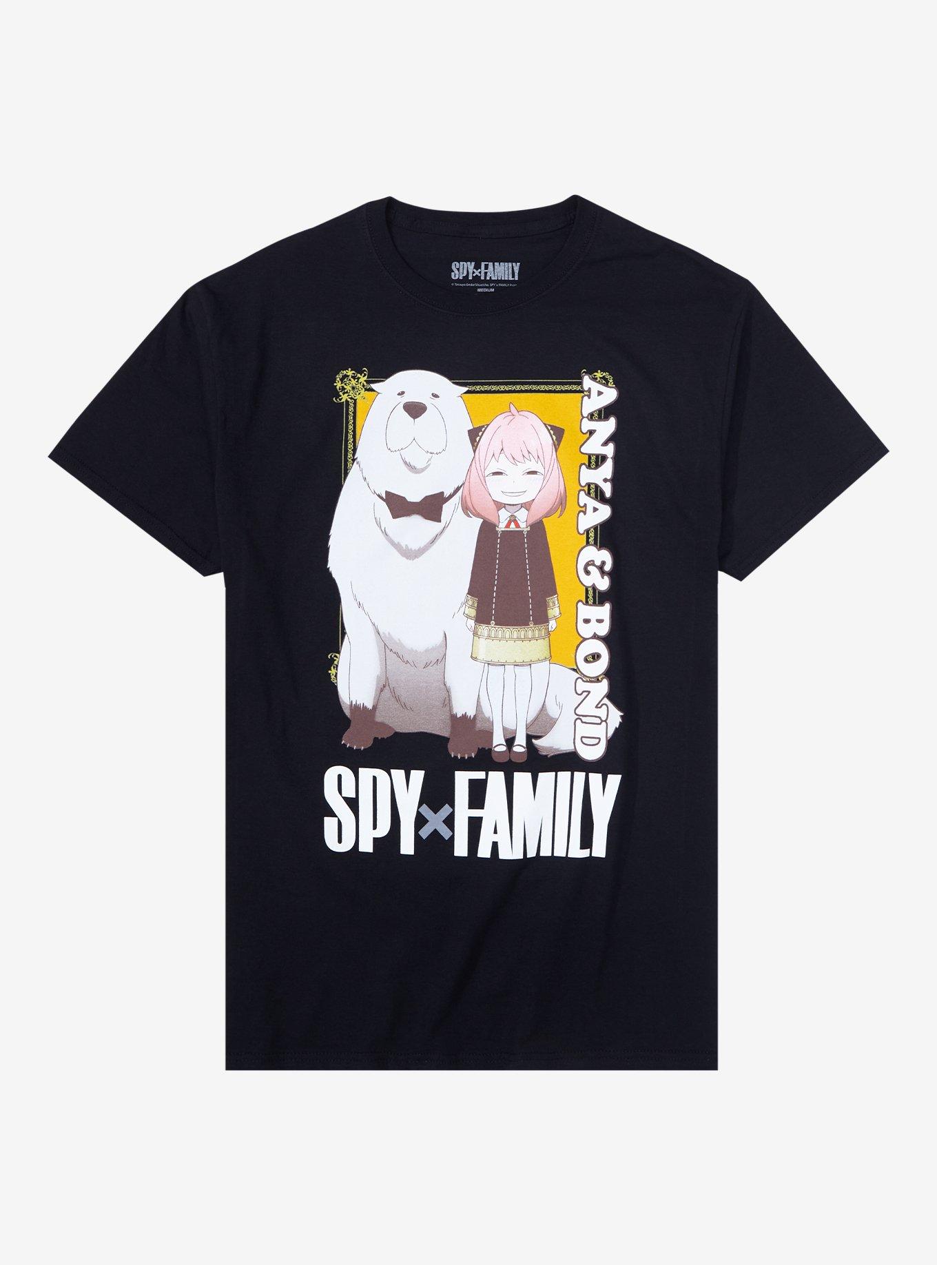 Spy X Family Anya & Bond T-Shirt, BLACK, hi-res