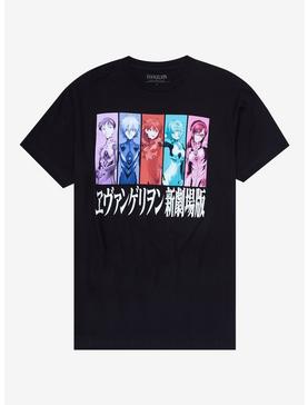 Neon Genesis Evangelion Pilots Panel T-Shirt, , hi-res