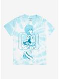 Neon Genesis Evangelion Rei Spiral Tie-Dye T-Shirt, MULTI, hi-res
