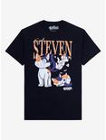 Steven Universe Cat Steven Collage T-Shirt, BLACK, hi-res
