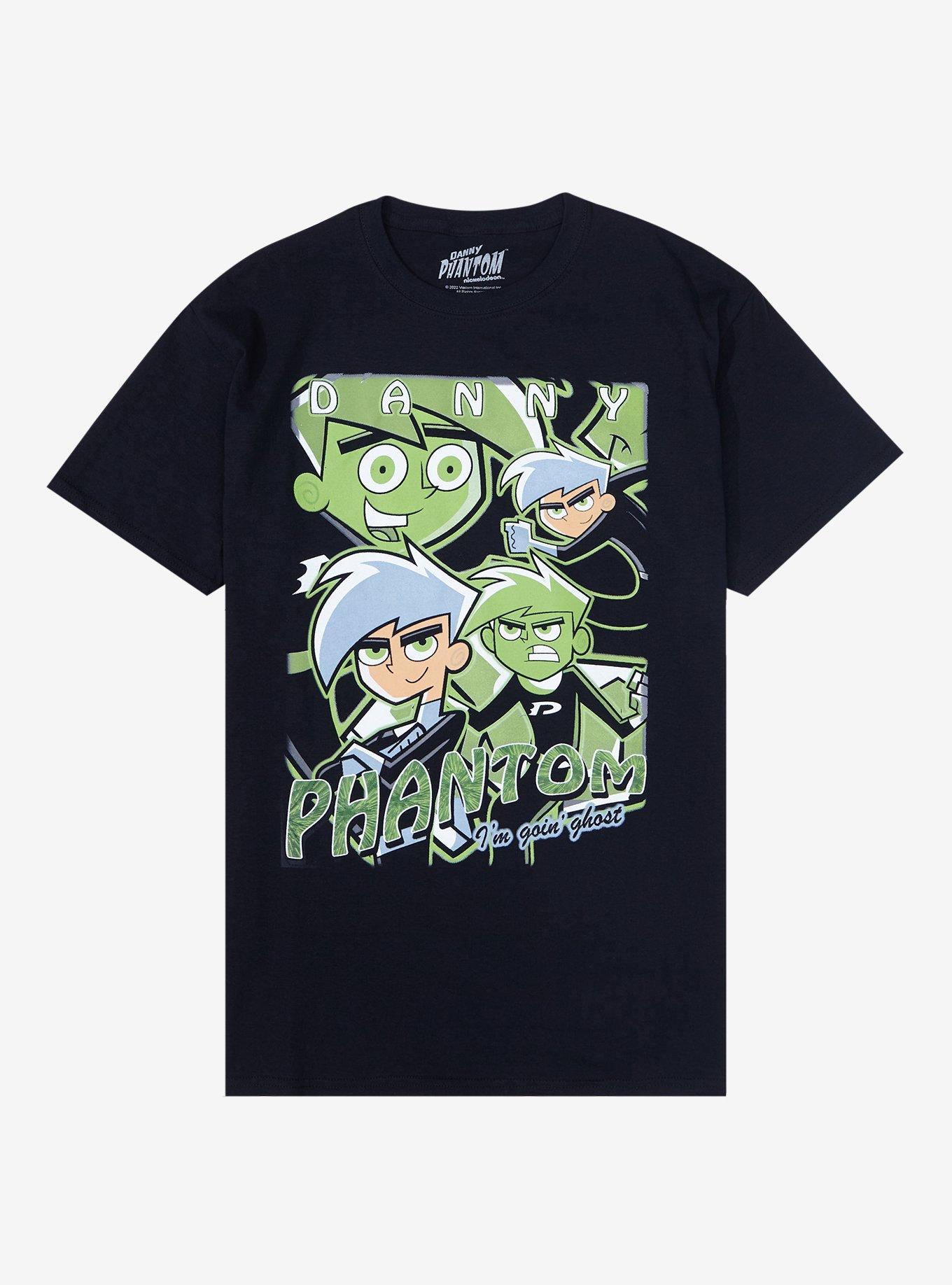 Danny Phantom Goin' Ghost Collage T-Shirt, BLACK, hi-res