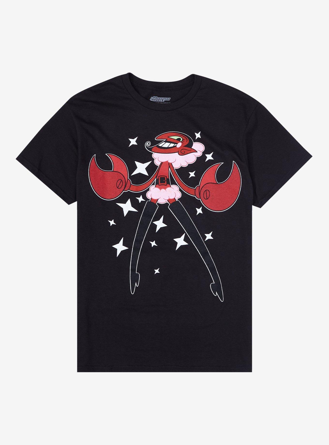 T-shirt Homme Powerpuff Girls 'Him Smile' - Coton 100%, Coupe Régulière, Licence Officielle