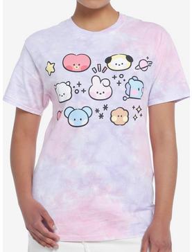 BT21 Minini Tie-Dye Boyfriend Fit Girls T-Shirt, , hi-res
