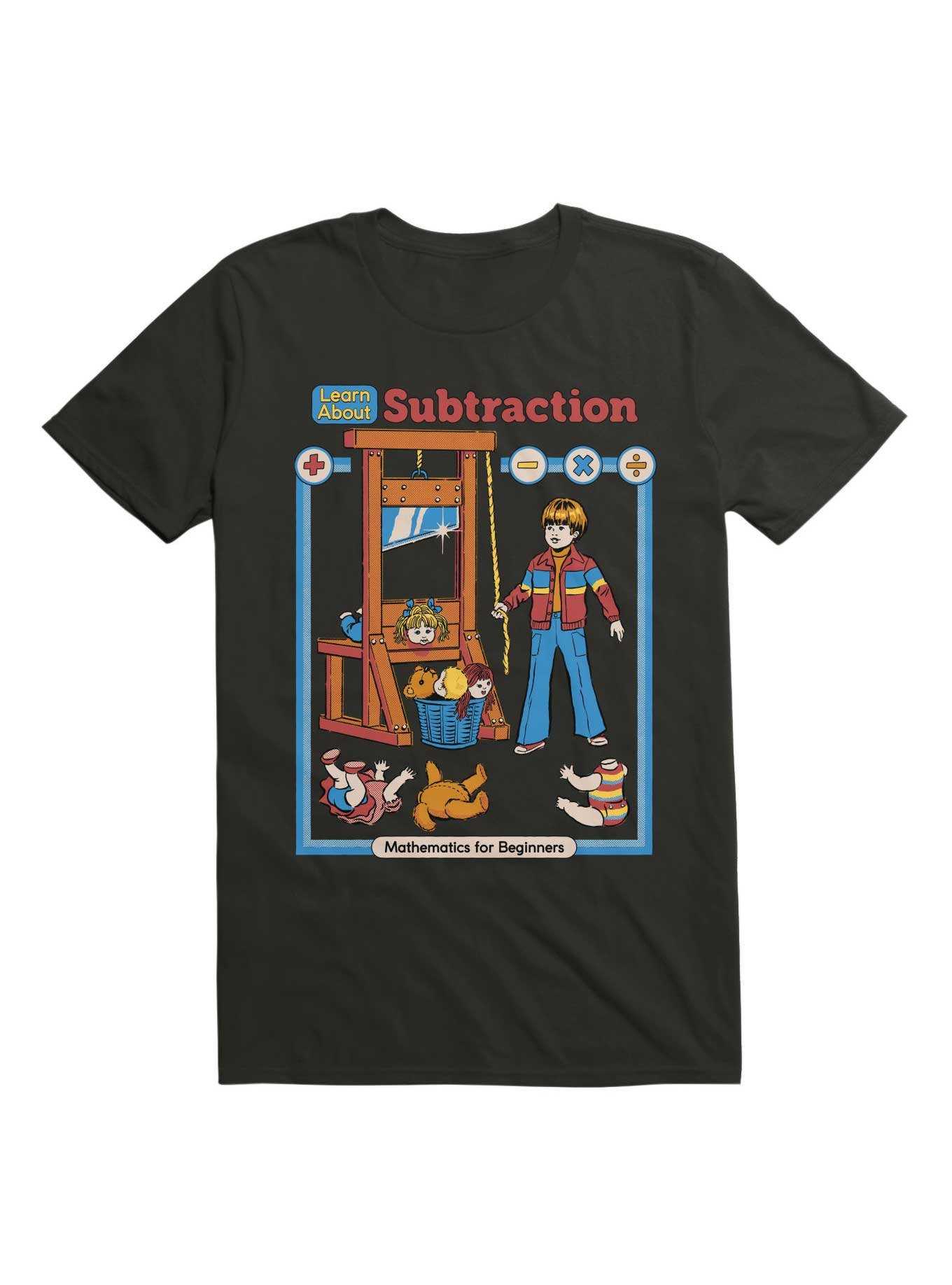 Learn About Subtraction T-Shirt By Steven Rhodes, , hi-res