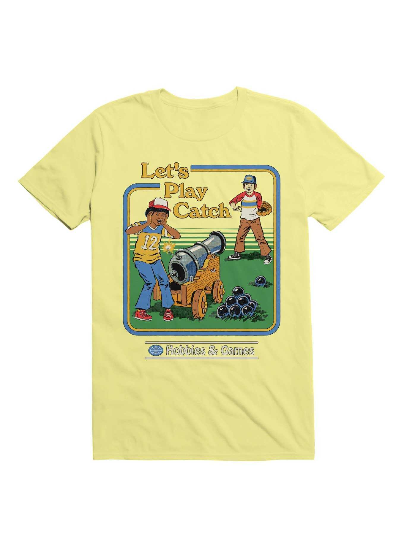 Let's Play Catch T-Shirt By Steven Rhodes, , hi-res