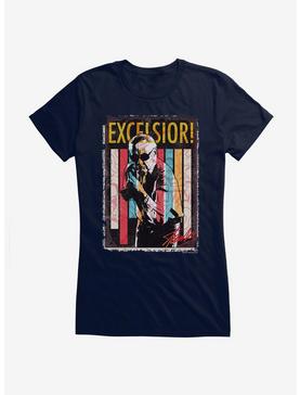 Stan Lee Universe Excelsior! Stripes Girls T-Shirt, , hi-res