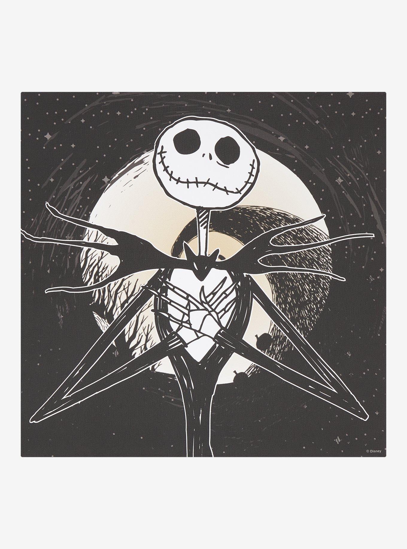 The Nightmare Before Christmas Jack Night Square Canvas Wall Art, , hi-res