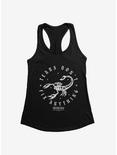 Wednesday Tears Don't Fix Anything Womens Tank Top, BLACK, hi-res
