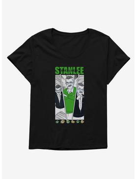 Stan Lee Universe Excelsior! Action Word Bubbles Womens T-Shirt Plus Size, , hi-res