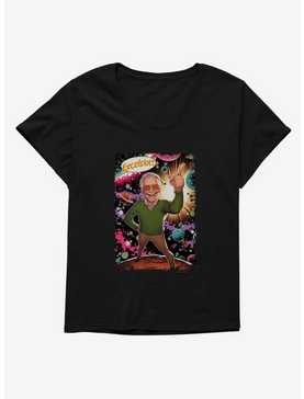 Stan Lee Universe Excelsior! Word Bubble Womens T-Shirt Plus Size, , hi-res