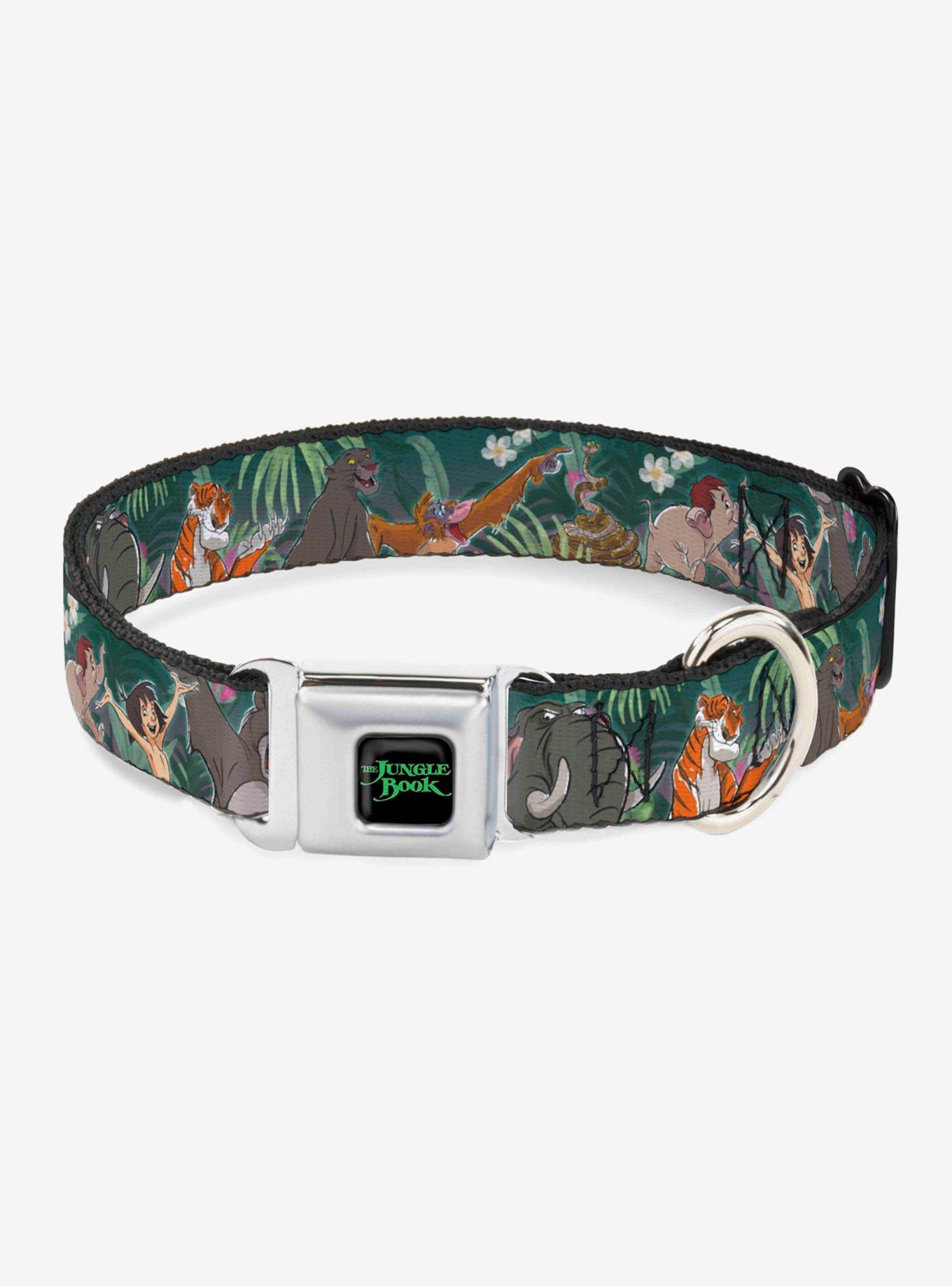 Disney The Jungle Book Group Seatbelt Buckle Pet Collar, , hi-res