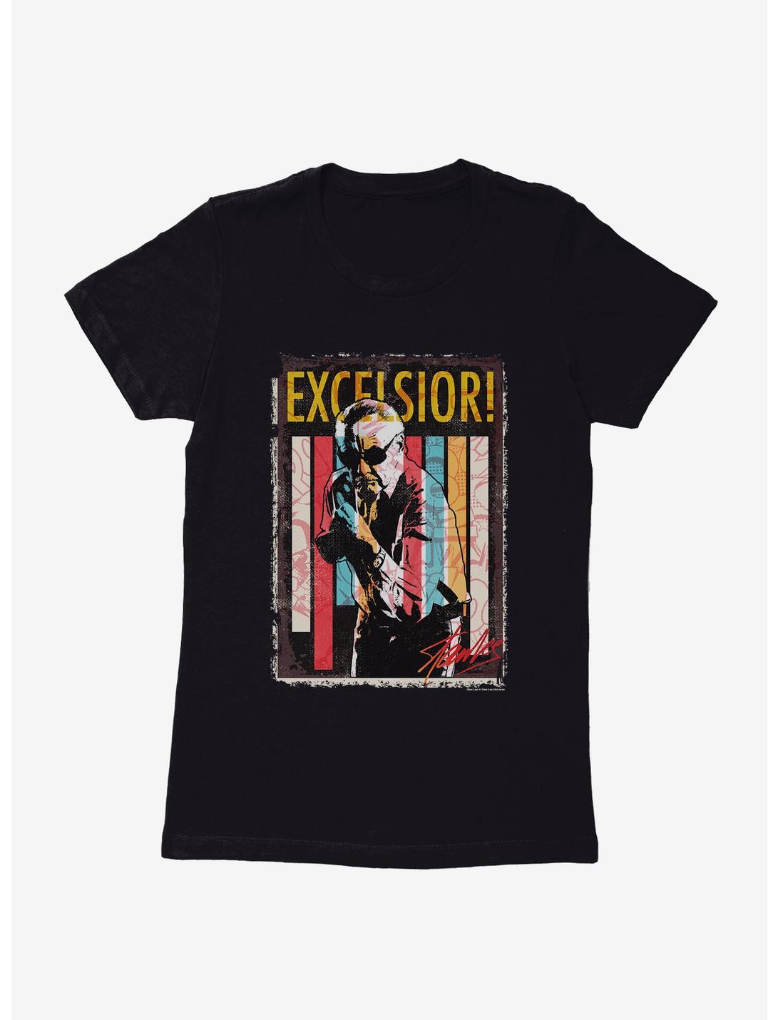 Stan Lee Universe Excelsior! Stripes Womens T-Shirt, , hi-res