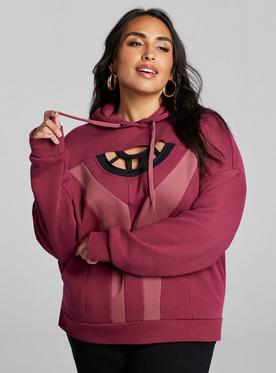 Her Universe Marvel Scarlet Witch Cutout Hoodie Plus Size Her Universe Exclusive