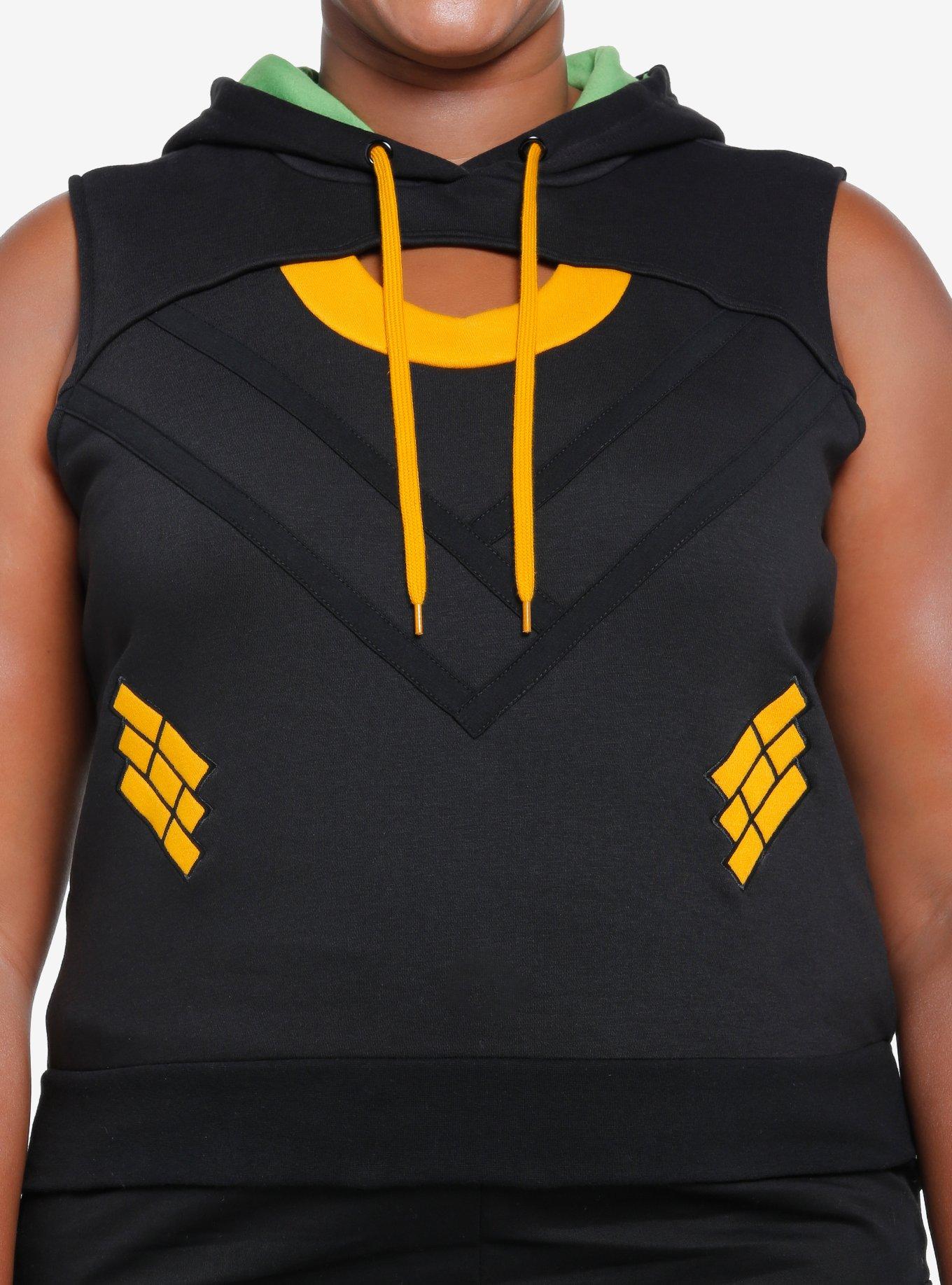 Her Universe Marvel Loki Sylvie Sleeveless Hoodie Plus Size Her Universe Exclusive, MULTI, hi-res