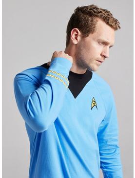 Our Universe Star Trek Blue Uniform Long-Sleeve T-Shirt Our Universe Exclusive, , hi-res