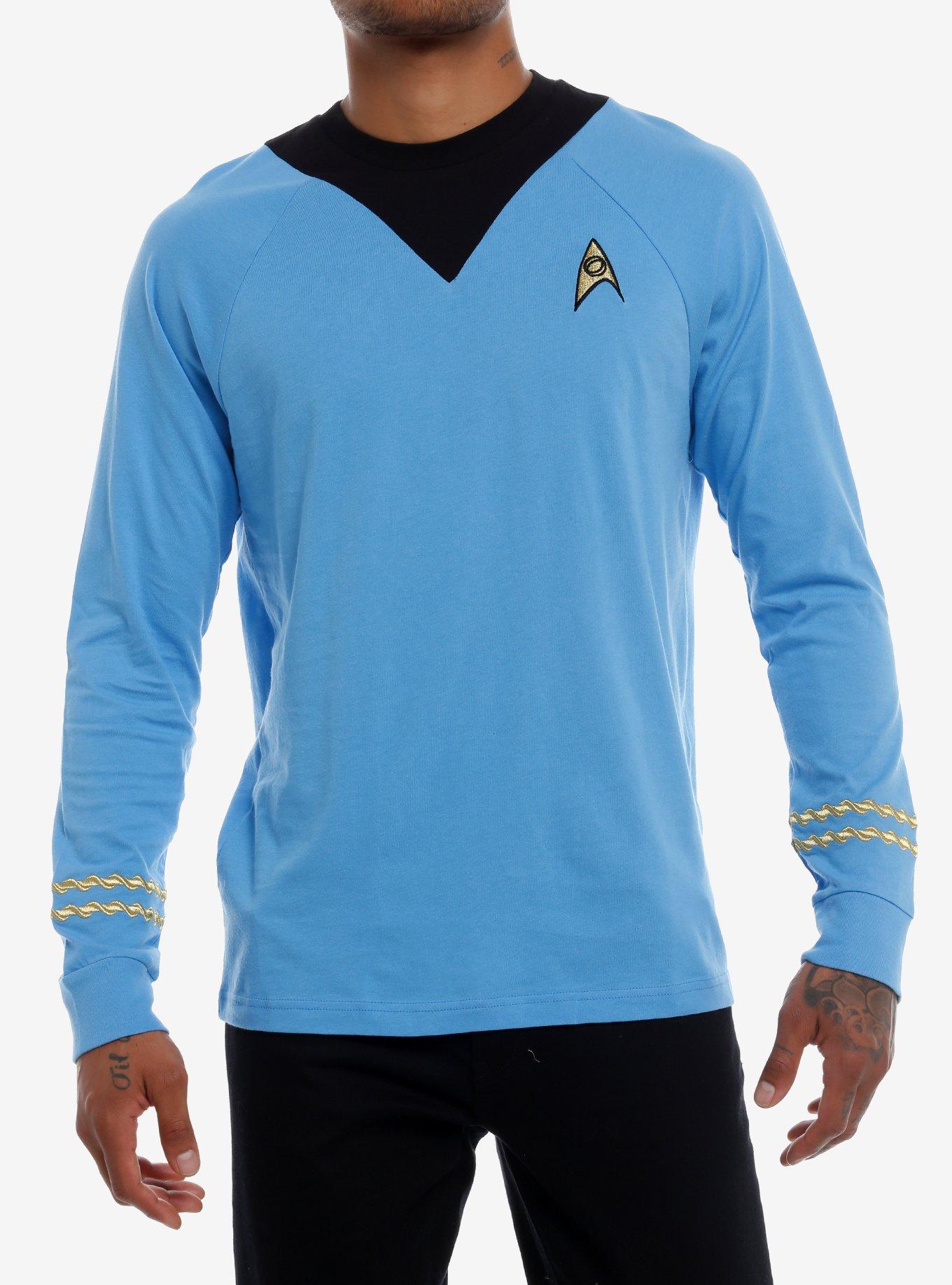 Our Universe Star Trek Blue Uniform Long-Sleeve T-Shirt Our Universe Exclusive