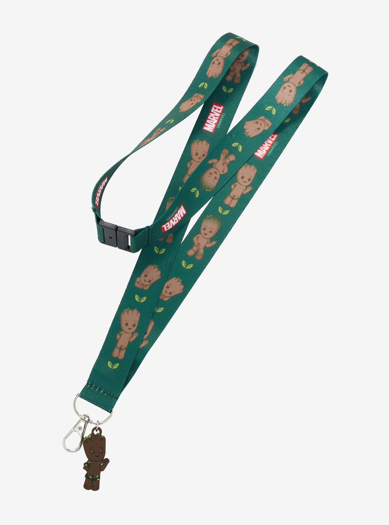 Marvel Guardians of the Galaxy Groot & Plant Lanyard - BoxLunch Exclusive, , hi-res