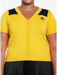 Her Universe Star Trek Yellow Uniform Short-Sleeve Cardigan Plus Size Her Universe Exclusive, MULTI, hi-res