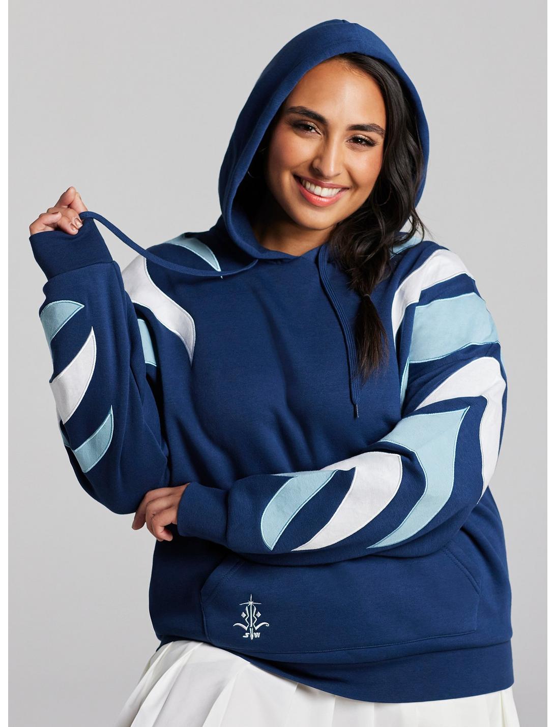 Her Universe Star Wars Ahsoka Tano Oversized Hoodie Plus Size Her Universe Exclusive, MULTI, hi-res