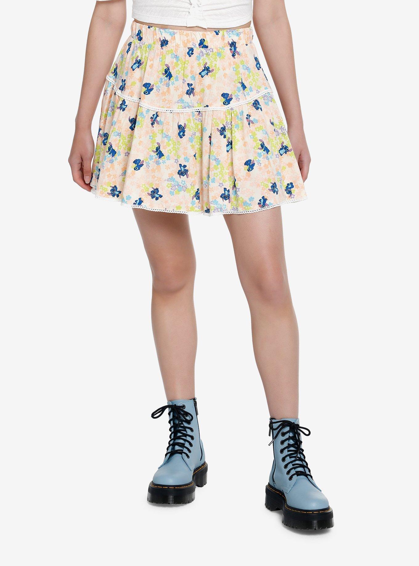 Disney Lilo & Stitch Floral Stitch Skort, , hi-res