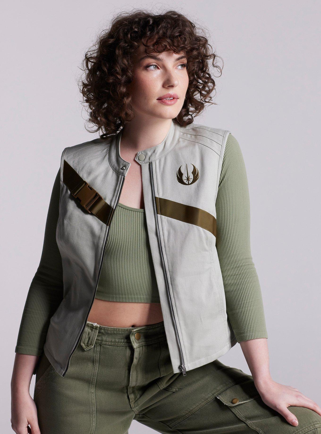 Her Universe Star Wars Rey Zip-Up Vest Her Universe Exclusive, , hi-res