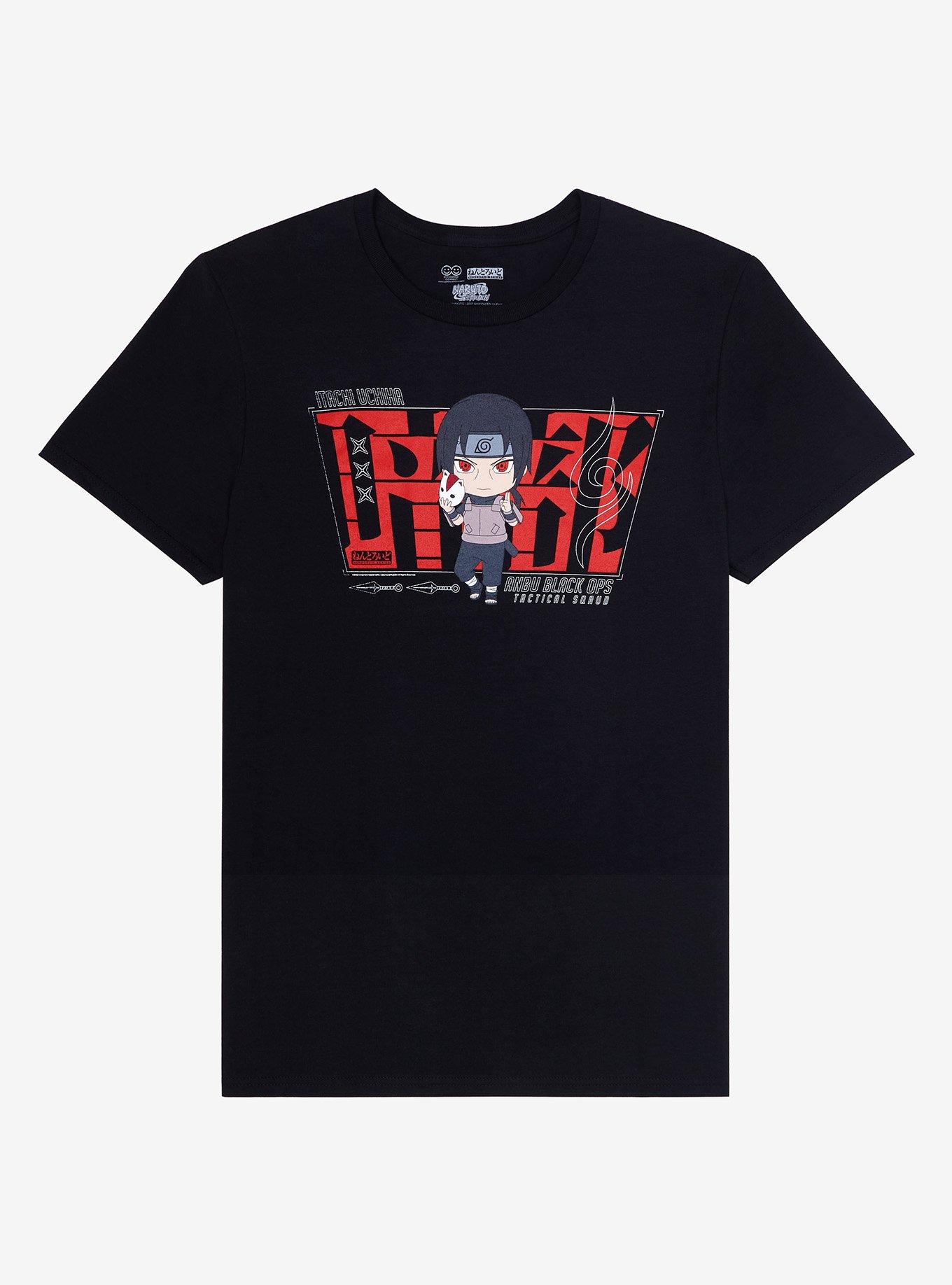 Plus Size Naruto Shippuden Itachi Uchiha Nendoroid T-Shirt, , hi-res