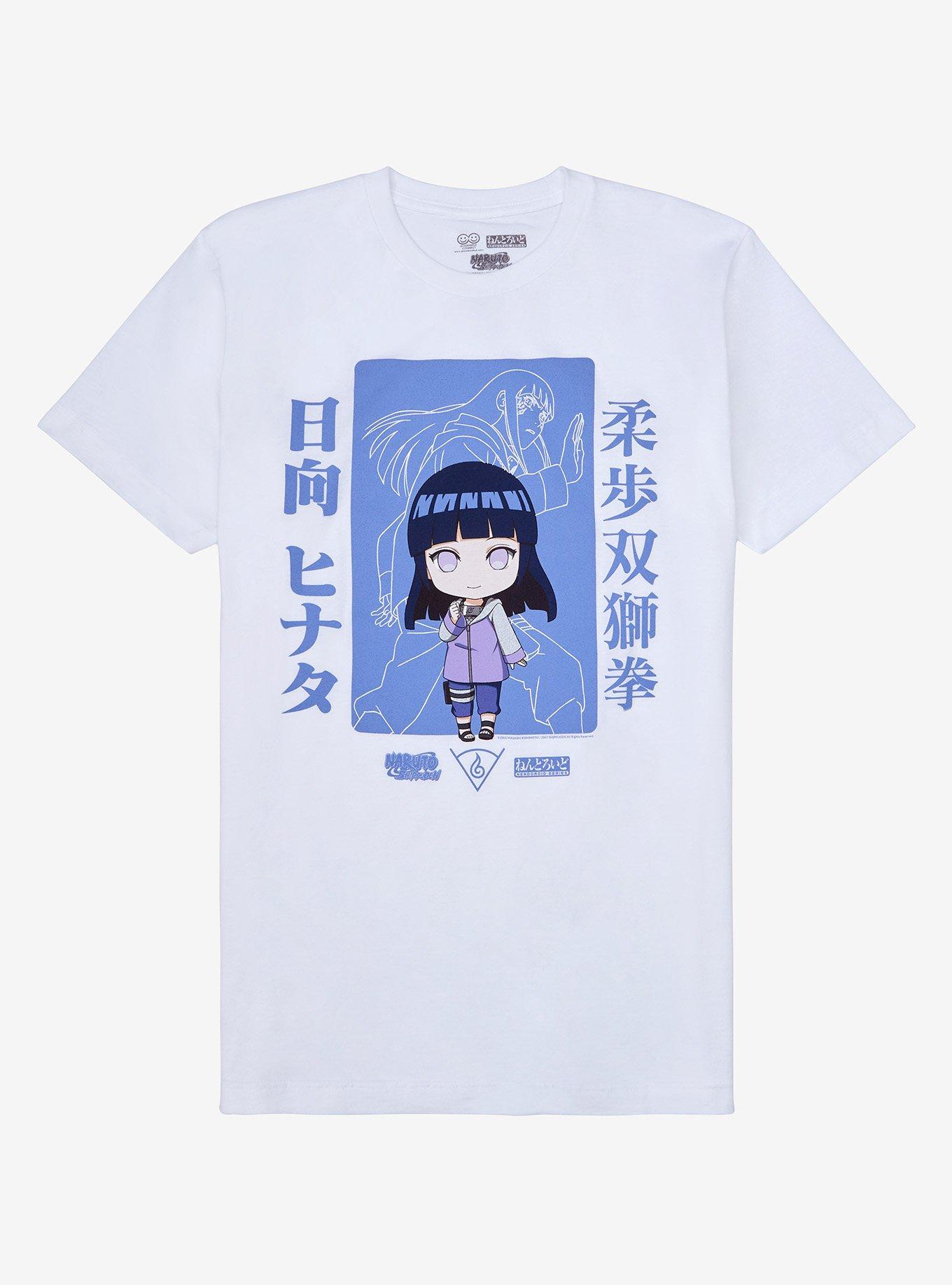 Naruto Shippuden Hinata Gentle Step Nendoroid T-Shirt, MULTI, hi-res