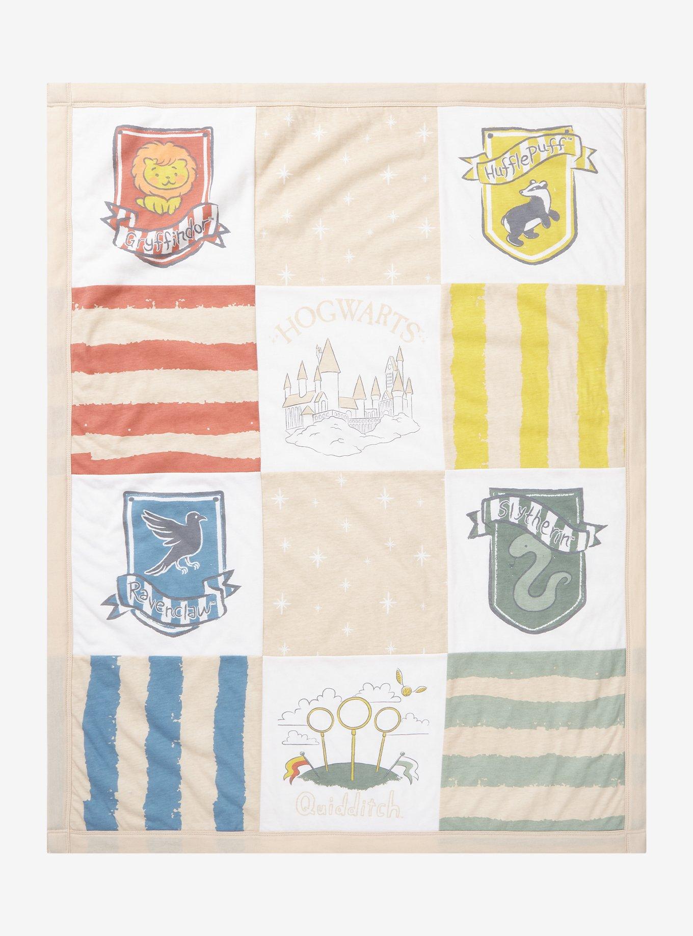 Harry Potter Hogwarts Icons Baby Blanket - BoxLunch Exclusive, , hi-res