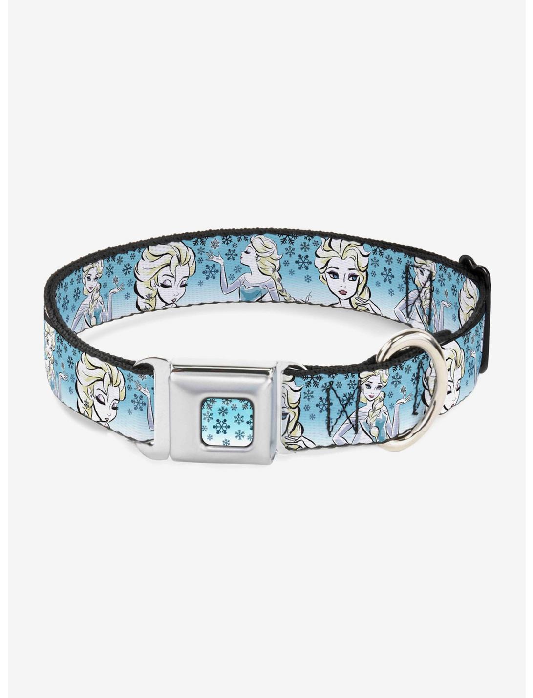 Disney Frozen Art Collection Seatbelt Buckle Pet Collar, MULTICOLOR, hi-res