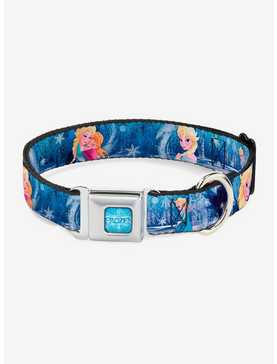 Disney Frozen Elsa The Snow Queen Seatbelt Buckle Pet Collar, , hi-res